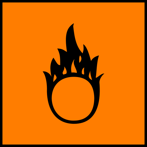 500px Hazard O.svg | MSDS GBF Güvenlik Bilgi Formu Hazırlama