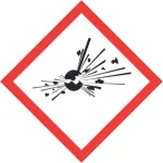 GHS01 Patlayıcı Piktogramı