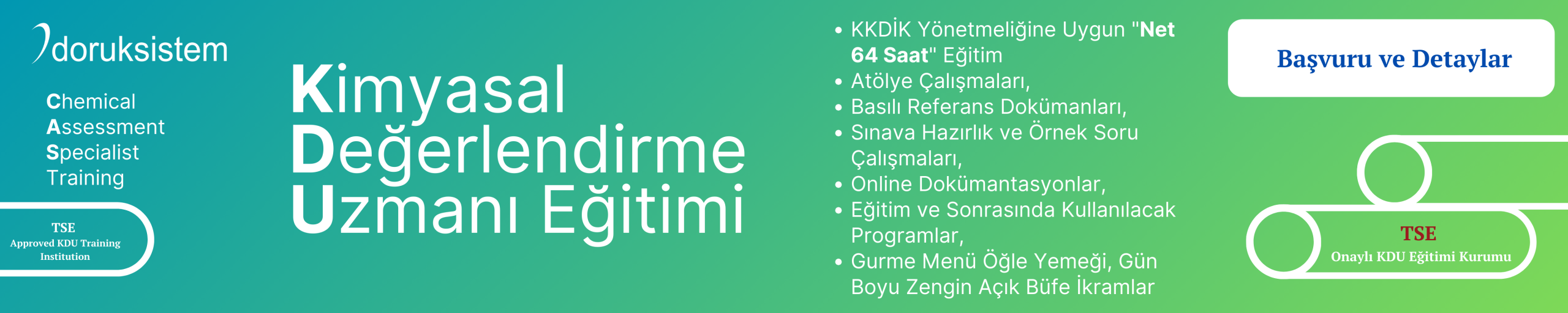 Kimyasal Değerlendirme Uzmanı Eğitim ve Sertifikasyon Programı